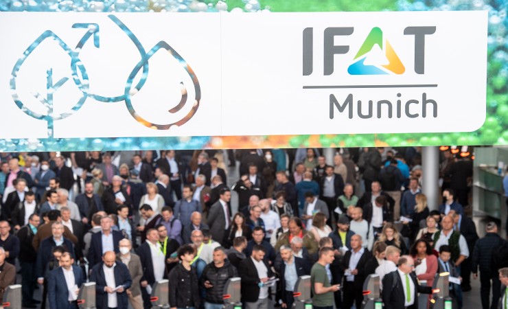 Auch 2024 wird die IFAT Munich wieder rund 260.000 Quadratmeter belegen, verteilt auf 18 Hallen und große Teile des Freigeländes